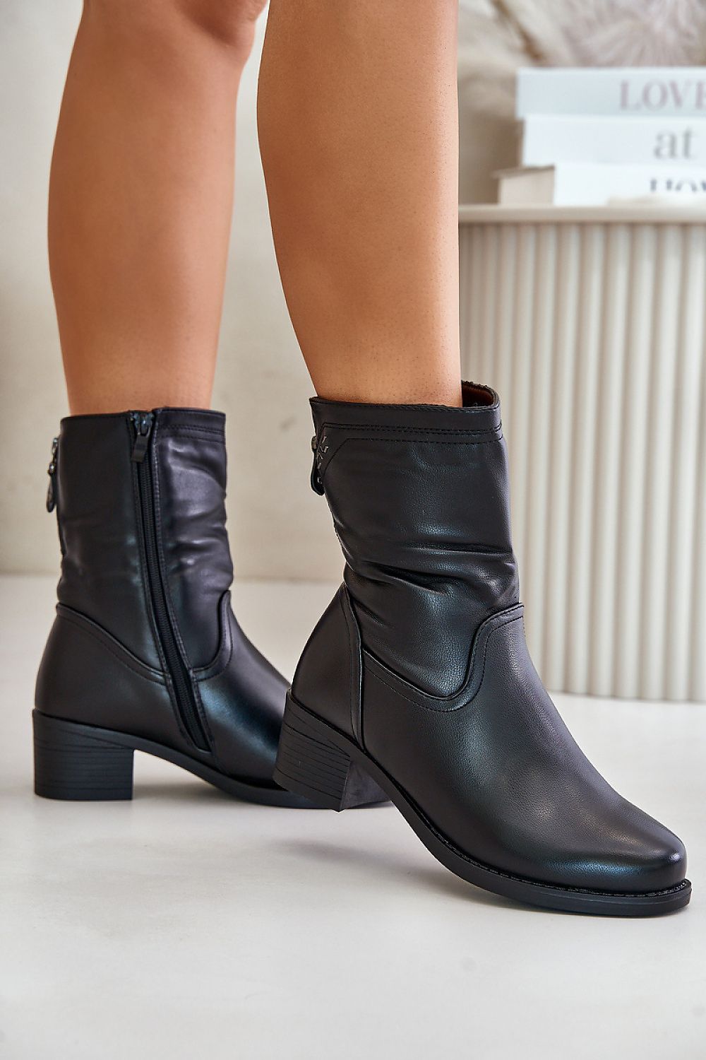 Stiefeletten mit Absatz Model 201524 Step in style